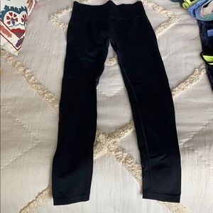 Black high waisted spandex leggings